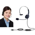thumbnail image 2 of CIYISON USB Headset with Microphone Easy Access Inline Controls Lightweight 250g For Office Calls Multiple Systems Headphone, 2 of 8