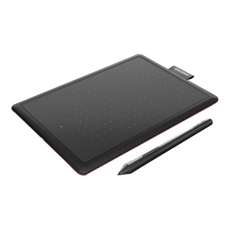 Wacom - One By Wacom Small Pen Tablet - Black/Red