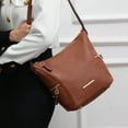 thumbnail image 4 of MKF Collection Lux Vegan Leather Women Hobo Bag with Wallet Bag 2 pcs by Mia K - Charcoal, 4 of 8