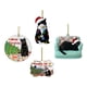 thumbnail image 3 of Foto de gato, decoración de de Navidad, colgante para de Navidad de gato, adornos colgantes de Navidad multiusos 2023 para restaurante, 3 of 9
