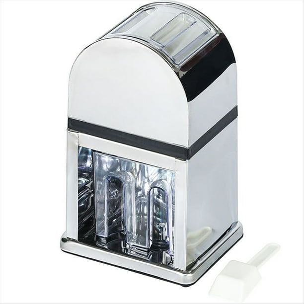Mini Trituradora de Hielo, Picadora, Máquina Manual para Hacer Conos de Nieve, Batidora, Trituradora de Bloques de Hielo, Licuadora de Lodo.