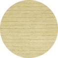 thumbnail image 1 of Ahgly Company Indoor Round Abstract Mustard Yellow Solid Area Rugs, 3' Round, 1 of 6