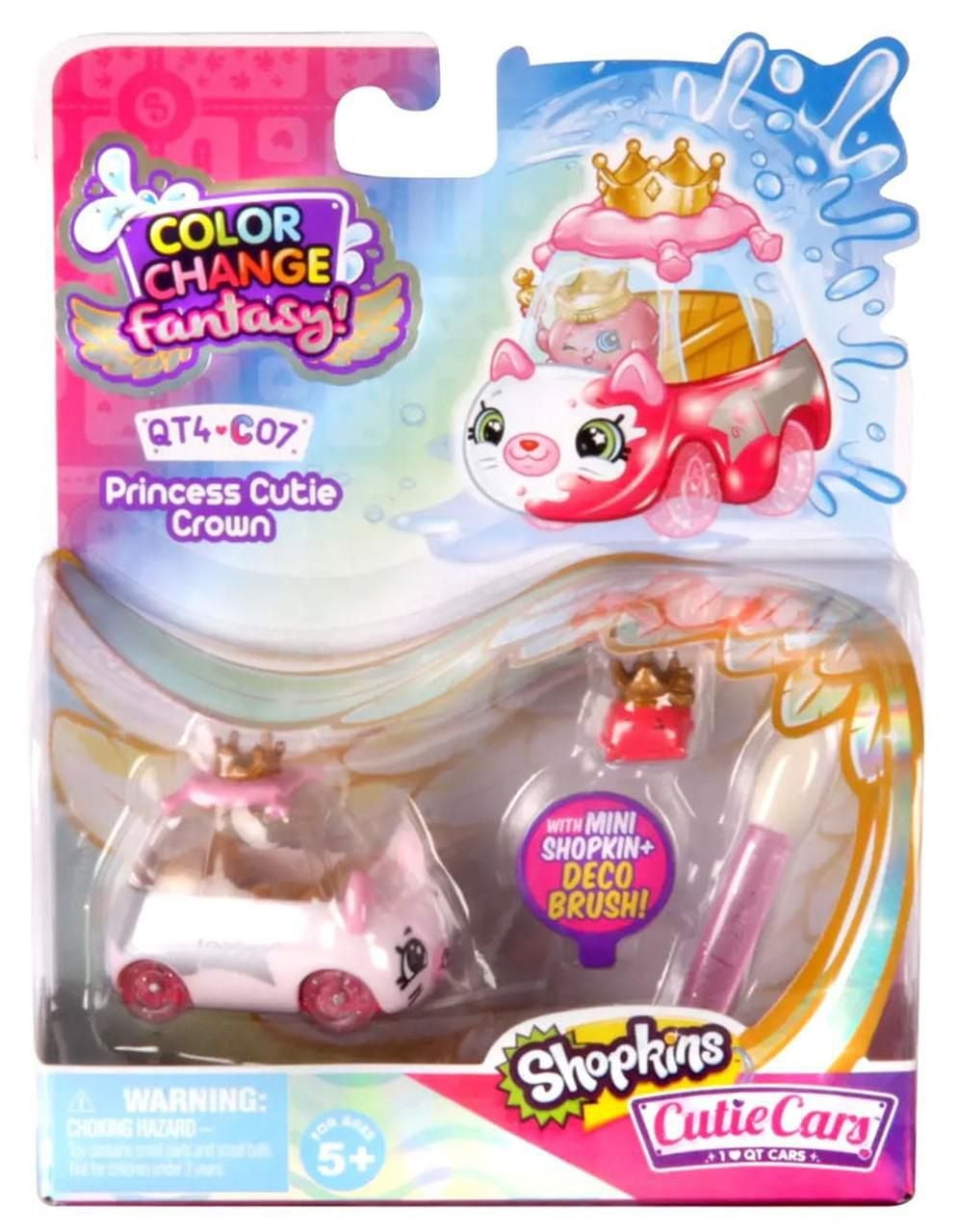 Shopkins Cutie Cars Couleur changante -  Fantasy - Princess Cutie Crown - QT4-C07