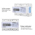 thumbnail image 4 of Watt Hour Meter, Low Energy Consumption 4 Wire 7P LCD 5+1 Display Power Meter  for Electricity Industry, 4 of 7