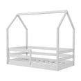 thumbnail image 4 of Kappesberg Sweet Dreams Toddler Bed with House Frame – Safe Crib-to-Big Kid Bed - White, 4 of 7