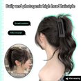 thumbnail image 4 of Pony Tail Hair piece, Curly Synthetic Short Wavy Ponytail, Sweet Natural UK 9CY9, 4 of 6