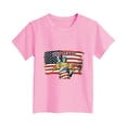 thumbnail image 4 of CAICJ98 250 Years American Flag 250th Anniversary USA Shirt for Boys Girls (Pink,2-3 Years), 4 of 4