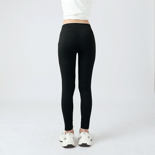 Tween Girl Athletic Leggings Kids High Waist Running Yoga Pants