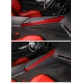 thumbnail image 6 of TINKI Real Carbon Fiber Center Control Side Trim Compatible with Chevrolet Corvette C8 2020-2023, Center Console Passenger Side Decorative Strip Cover, 6 of 15