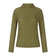 thumbnail image 2 of Chandails à Capuchon Mode pour Femmes Chauds Amples Blouse à Manches Longues Col Rond Chandail Décontracté Hauts Blouses Tenues de Rentrée pour Femmes en Liquidation, 2 of 7