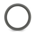 thumbnail image 2 of Silicone Dark Grey 8.7mm Domed Band Size 14 Ring for Women and Men - 1.5 Grams, 2 of 2