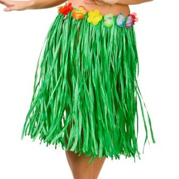 Green Hawaiian Skirt Adult Costume