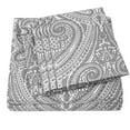 thumbnail image 2 of 1500 Thread Count Microfiber Deep Pocket Bedroom Paisley Print Sheet Set, 2 of 3