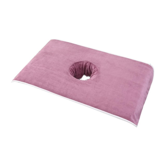 BELOVING Massage Table Towel Fleece Coverlet Steam Massage Cloth for SPA Beauty Salon light violet
