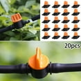 thumbnail image 1 of 20Pcs Miniature Valve For 4/7mm Hose Irrigation Barbed Water Flow Control Valve, 1 of 11