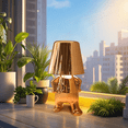 thumbnail image 2 of Modern Table Lamp for Bedroom: Rechargeable Cute Light for Kids Child Teen - Gift for Birthday Christmas, 2 of 18