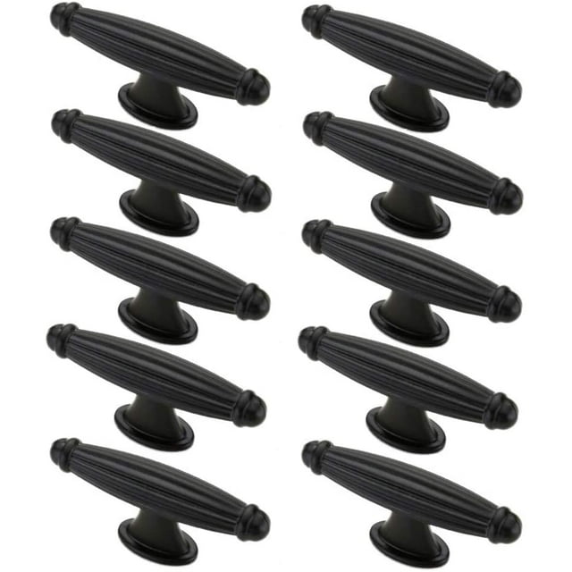 Pomos para armarios de cocina SSuperp Paquete de 10 Tiradores modernos color negro mate