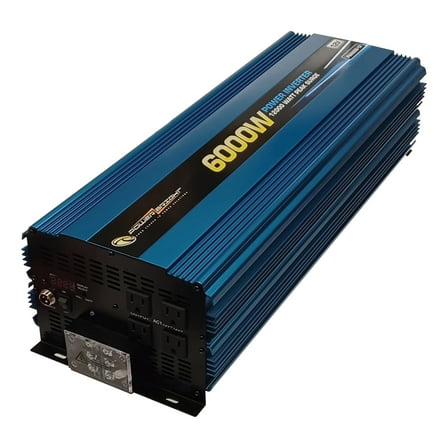 PowerBright PW6000-12 12-Volt Modified Sine Wave Inverter, 6,000 Watts