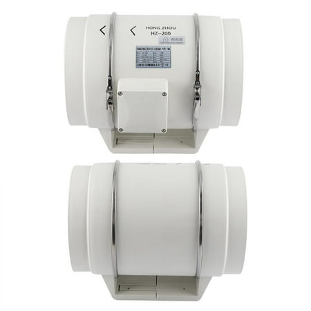 LHCER High Efficiency Inline Duct Fan Air Extractor Bathroom Kitchen Ventilation System 110V US Plug, Ventilation Fan, Inline Duct