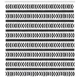 thumbnail image 3 of Ambesonne Geometric Shower Curtain, Stripes Arrow Shapes, 69"Wx84"L, Charcoal Grey and White, 3 of 3