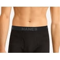 thumbnail image 2 of Men's Hanes Ultimate 5-pack Exposed Waistband Boxer Brief Black Gray, 2 of 3