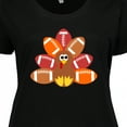 thumbnail image 4 of Inktastic Thanksgiving Cute Football Turkey Women's Plus Size T-Shirt, 4 of 5