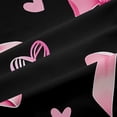 thumbnail image 5 of Erosebridal Pink Coquette Bowknot Black Out Curtains For Bow Lovers,Cute Loves Print Kids Curtains Pack of 2 (42x63 Each), 5 of 7