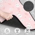 thumbnail image 3 of Balery Cute Bunny Juego de 4 Alfombrillas para Auto, Revestimientos de Caucho Resistente, Diseño Antideslizante, 3 of 7