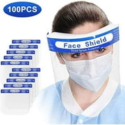 Safety Full Face Shield Clear Protector Work Medical Dental, Standard Size 100 pcs