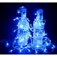 thumbnail image 3 of 33FT 100LED Fairy String Lights Blue, Plug in String Lights 8 Modes Waterproof for Indoor Outdoor Christmas Wedding Party Bedroom, 3 of 6