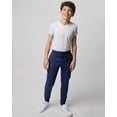 thumbnail image 6 of Real Essentials 3 Pack: Boys Fleece Cargo Jogger Sweatpants Athletic Workout Kids Pocket and Drawstring Size 4-30, 6 of 6