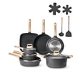 thumbnail image 1 of VEVOR 19 Piece Pots and Pans Set Granite Nonstick Kitchen Cookware Induction Black, 1 of 9