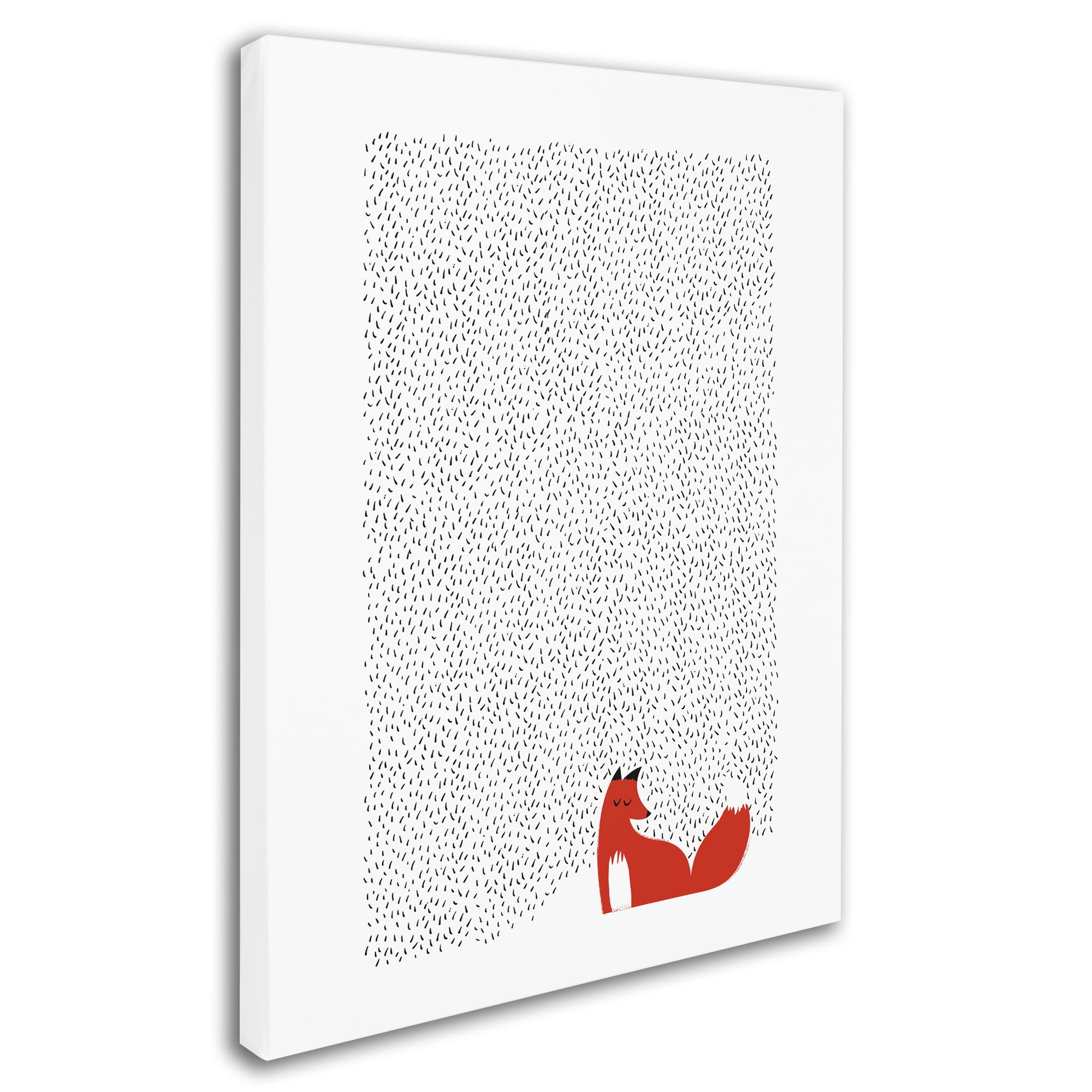 Robert Farkas 'Black Grass' 14 x 19 Canvas Art