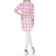 thumbnail image 3 of White Mark Women's Piper Plaid Tunic Top, 3 of 4