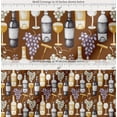 thumbnail image 2 of Soimoi Cotton Voile Fabric Grapes,Wine Glass & Bottle Printed Craft Fabric by the Yard 56 Inch Wide, 2 of 7