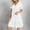 White, variant on Women's Summer Casual Dress V Neck Flowy Loose Fit Ruffle Hem Tiered Swing Midi Beach Trendy 2025 Outfits