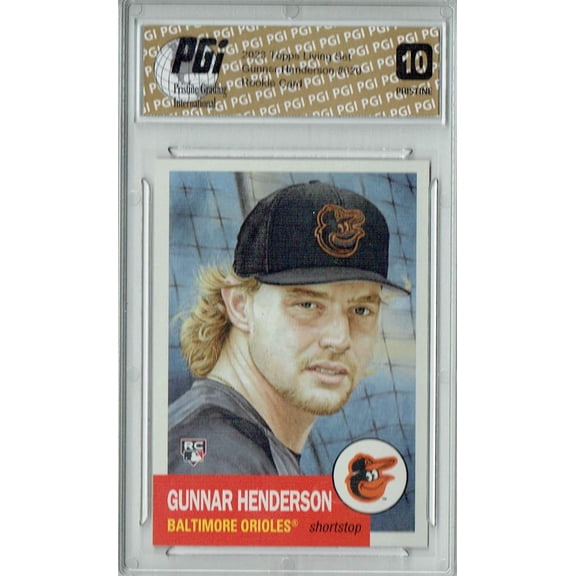 Gunnar Henderson 2023 Topps Living Set #620 PRISTINE Rookie Card PGI 10