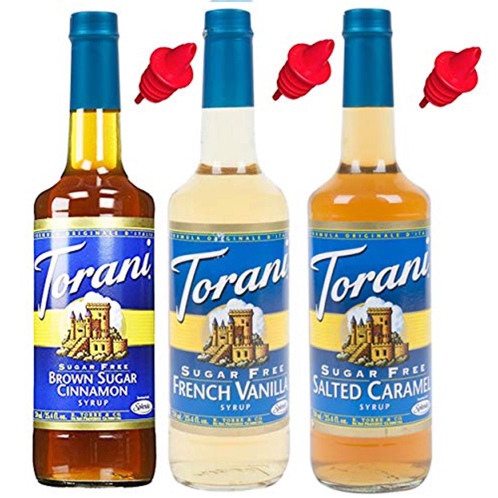 Torani Sugar Free Brown Sugar Cinnamon, Sugar Free French Vanilla