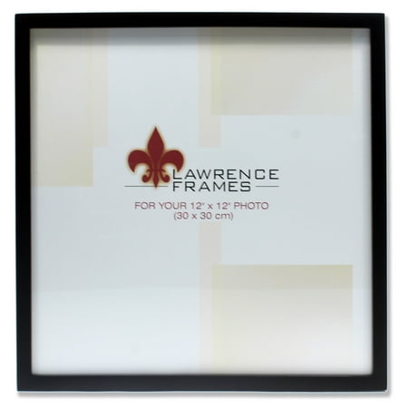 755512 Black Wood 12x12 Picture Frame