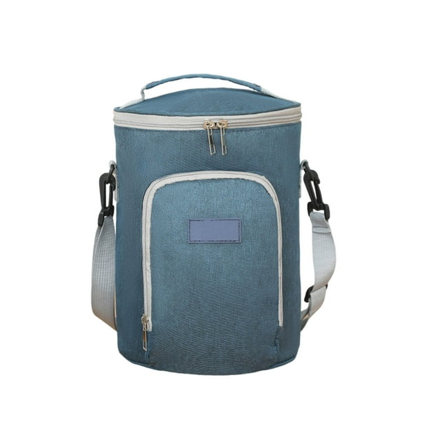 Lonchera, cajas bento, bolsa bento portátil redonda, lonchera para estudiantes, lonchera que se puede colgar en diagonal, bolsa aislante, bolsa de hielo para picnic, cubo aislante, bolsa de almacenami
