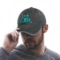 thumbnail image 4 of Let Them Charcoal Hat Adjustable Funny Fashion Unisex Baseball Cap for Men Women, 4 of 7