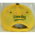 thumbnail image 3 of Green Bay Men's Summer Mesh Adjustable Baseball Cap (Gold/Green), 3 of 3
