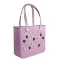 thumbnail image 2 of 24PCS Rubber Beach Bag Accessories Charms,Rubber Beach Totes Accessories Inserts,Daisy Flower Pearls Bag Charms, 2 of 5