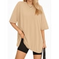 thumbnail image 3 of MOYIKO Oversized T Shirts for Women Short Sleeve Loose Fit Crewneck Tees Summer Tops, 3 of 7
