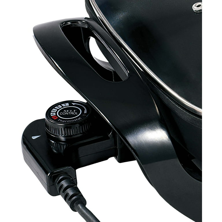 Brentwood 97083213M 12 Electric Skillet with Glass Lid - Black