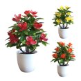 thumbnail image 3 of 1Pc Potted Artificial Butterfly Orchid Flower Garden Wedding Party Decoration, 3 of 8