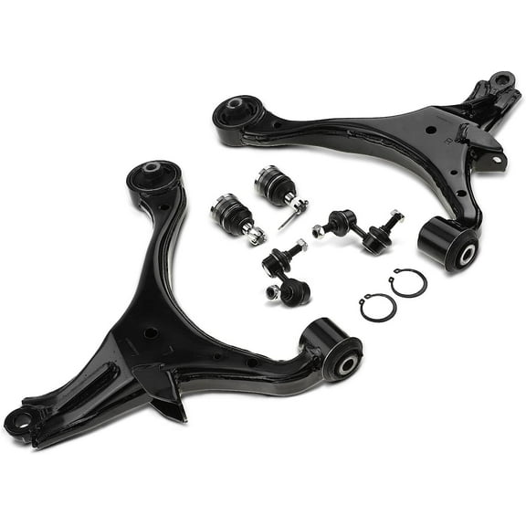 A-Premium 6Pcs Front Suspension Kit Lower Control Arm Ball Joint Sway Bar Link Stabilizer Link Compatible with Honda Civic 2001 2002 2003 2004 2005