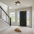 thumbnail image 3 of Artcraft Lighting Lucian Collection 2Light Outdoor Flushmount Black, 3 of 8