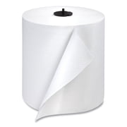1-Ply 7.68 in. x 1150 ft. Paper Wiper Roll Towel - White (4/Carton)