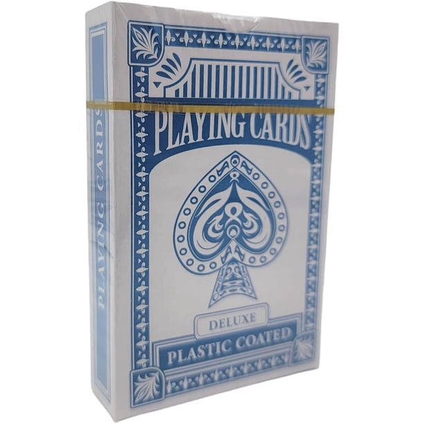 Economy Playing Cards 6 Decks (3 Red and Blue 3 Decks) 2.3/8